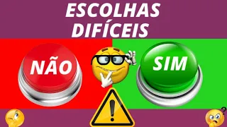 ESCOLHA UM BOTÃO - SIM ou NÃO | QUIZ