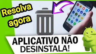 Como desinstalar aplicativos que não quer desinstalar no Android./André soares