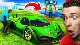 Stealing $9,999,999 CAR From JELLY In GTA 5 (YouTuber)