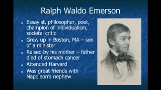 Intro to Transcendentalism and Emerson