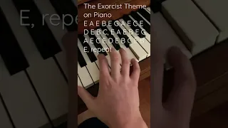 The Exorcist Theme/Tubular Bells Piano Tutorial