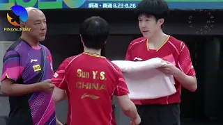 Best Game!  Wang Chuqin/Sun Yingsha vs Lin Shidong/Kuai Man | 2023 China Warm Up Games