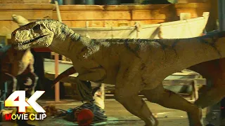 Jurassic World: Dominion (2022) - Killer Atrociraptor scene [4K 60fps]