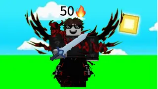 I got a 50 win streak while grinding wins (road to 100) Roblox Bedwars with ​⁠@MysteriousRBLX