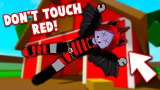 I CAN'T TOUCH RED! (Roblox Brookhaven)