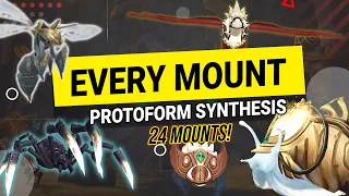 Get ALL 24 Protoform Synthesis MOUNTS WoW 9.2 Zereth Mortis Mount Crafting System Guide | LazyBeast