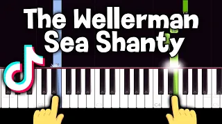 The Wellerman Sea Shanty (TikTok song) - EASY Piano tutorial