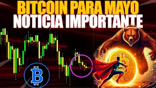 BITCOIN PARA MAYO | PRONOSTICO BITCOIN HOY ESPAÑOL