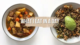 What I Eat in a Day as a Nutritionist | making vegan seitan beef stew