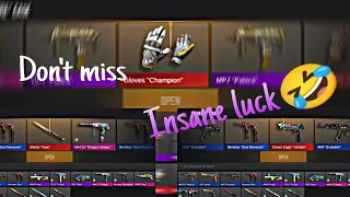 99.99%INSANE LUCK 😱🔥 | case opening 10+ | standoff 2