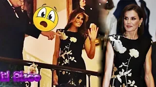 Melania Trump y la reina Letizia tienen el mismo vestido (una vez más)