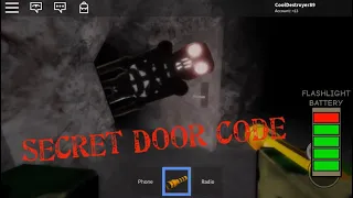 Secret Door Code The Maze Roblox Horror Game