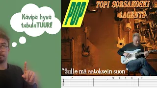 Sorsakoski & Agents: Sulle aatoksein suon Tabulatuuri/pieni opetusvideo.