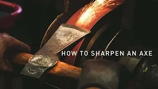 How To Sharpen An Axe (For Axe Throwing)