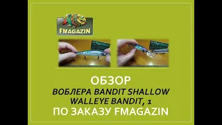 Обзор воблера Bandit SHALLOW WALLEYE BANDIT, 1 по заказу Fmagazin