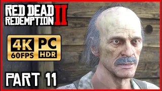 RED DEAD REDEMPTION 2 [PC 4K 60FPS HDR] Walkthrough Part 11 - Chapter 2: Horseshoe Overlook