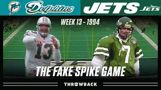 "The Fake Spike Game" (Dolphins vs. Jets 1994, Week 13)