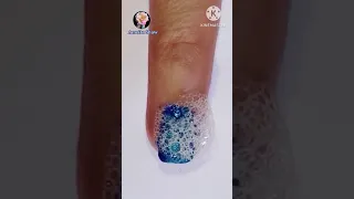 Textured Bubble Nail Art using regular nail polish #nailsbyamrita #Shorts