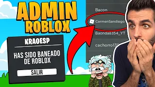 EXPLOTO UN JUEGO y ENTRA UN ADMINISTRADOR DE ROBLOX PARA VIGILARME - KRAOESP