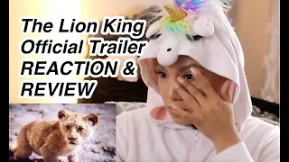 The Lion King Official Trailer REACTION & REVIEW | Im CRYINGGGG literally!