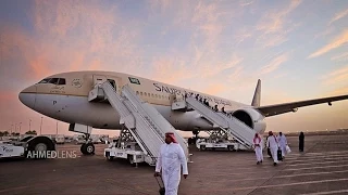 SAUDIA 777-200ER Riyadh to Madina | الخطوط السعودية من الرياض إلى المدينة المنورة