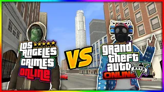 Los Angeles Crimes Online VS GTA 5