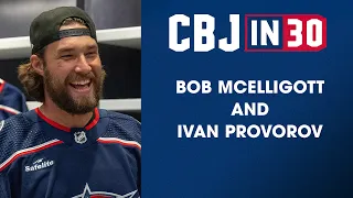 Columbus Blue Jackets Defenseman Ivan Provorov joins Bob McElligott on #CBJin30 at Nationwide Arena
