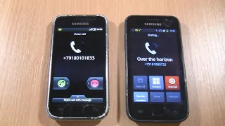 Over the Horizon Incoming  & Outgoing call at the Same Time 2 Samsung Galaxy S1