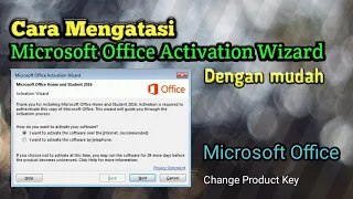 Cara Hilangkan Notifikasi Office activation Wizard