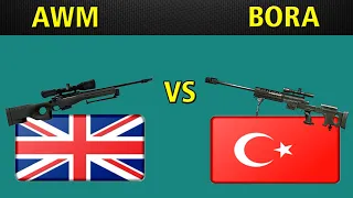 Turk Sniper Bora  VS  İngiliz AWM