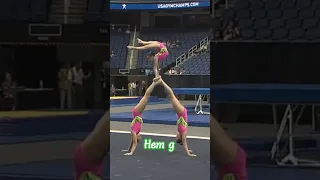 Step:2 Bentley Silverman Stickley Balance=2015 USA Gymnastics Championships#shortvideo#shorts