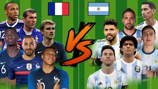 France Legends vs Argentina Legends💪(Mbappe-Benzema-Messi-Pogba)