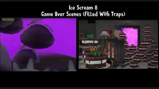 Ice Scream 8 Game Over Scenes But Filled With Traps