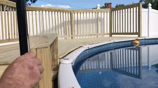 Deck around the pool