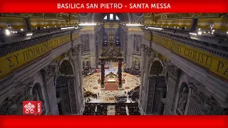 Papa Francesco Santa Messa per i Cardinali ed i Vescovi defunti 2018-11-03