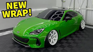 2022 Subaru BRZ NEW WRAP Color Reveal!