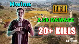 Soniqs Hwinn - 20+ KILLS ( 2.5K Damage) - SQUADS - PUBG