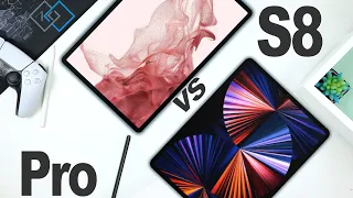 Galaxy Tab S8 vs iPad Pro | BACK To SCHOOL - Surprised?