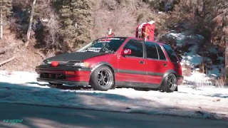 1991 Honda Civic Wagon / Santa Claus