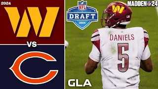 Bears vs. Commanders | Caleb Williams, Jayden Daniels | 2024 NFL Draft Rosters | Madden 24 PS5