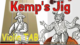 Kemp's Jig - Traditional Folk - Violin - Play Along Tab Tutorial