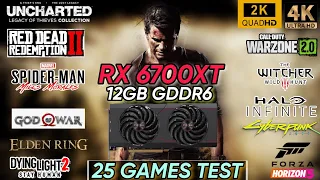 RX 6700 XT In Early 2023 | Test In 25 Games | AMD Radeon RX 6700 XT In 2023 | 4K , 2K