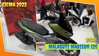 2023 Malaguti Madison 125 Walkaround EICMA 2022 Fiera Milano Rho