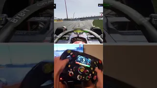 BEST COMEBACK in F1 23 | Thrustmaster SF1000 #shorts #f123 #maxverstappen