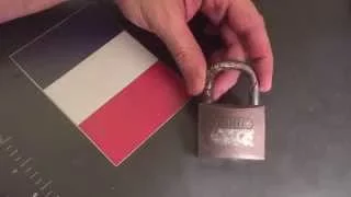 [64] German Burg 116/50 Padlock Picked