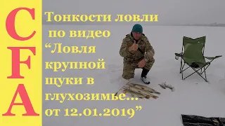 Тонкости ловли по видео Рыбалка на крупную щуку в глухозимье    от 12 01 2019