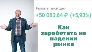 Как заработать на падении рынка