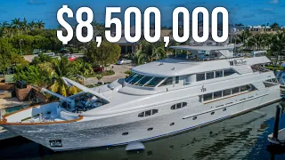 Touring a $8,500,000 Tri-Deck SuperYacht | 138' Richmond Yachts Super Yacht Tour