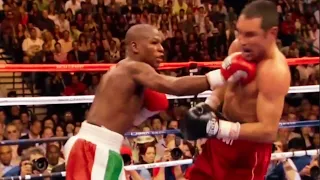 When MAYWEATHER Almost Lost To The Legendary OSCAR DE LA HOYA