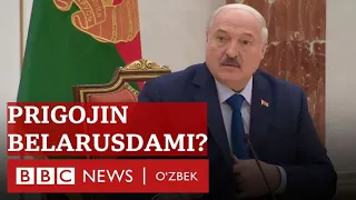 Пригожин қаерда? Беларусь унга бошпана бердими ё у ҳали Россия ҳудудида? BBC News O'zbek